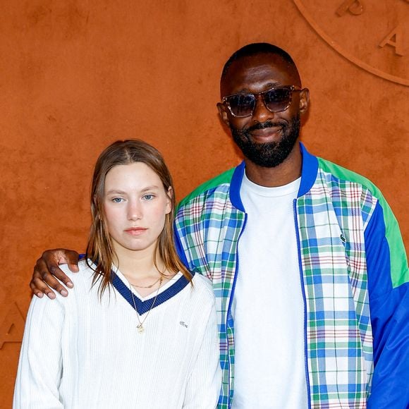 Thomas Ngijol et sa belle-fille Gina Rocher au Village lors de la nocturne des Internationaux de France de tennis de Roland Garros à Paris, France © Moreau-Jacovides/Bestimage