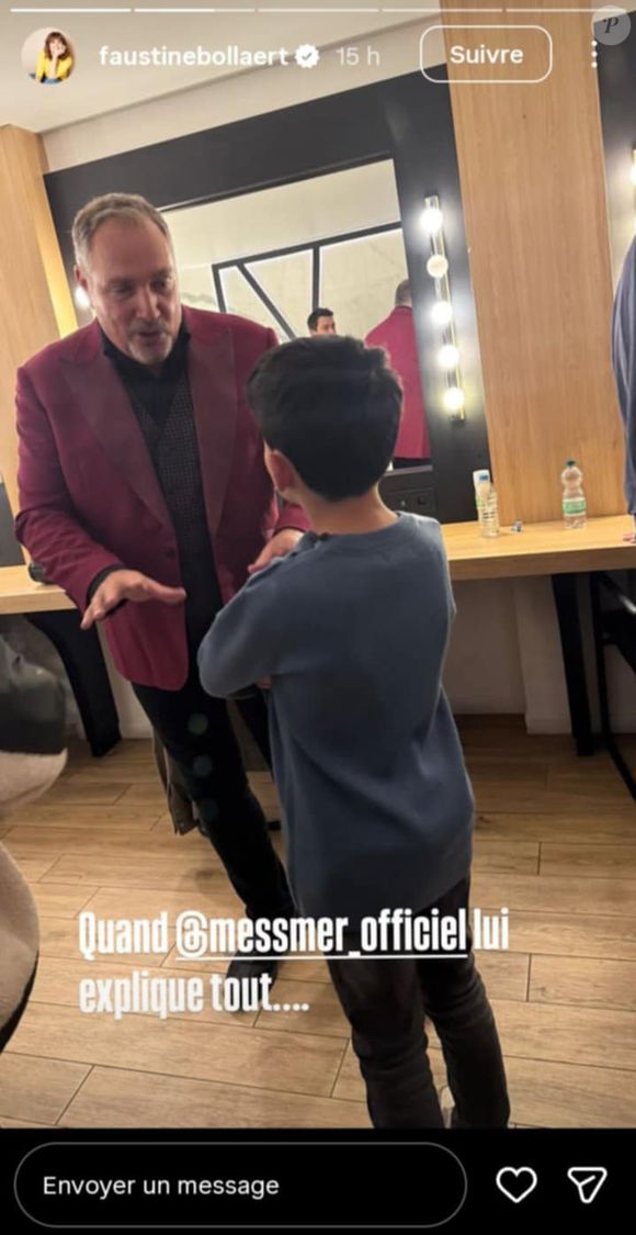 Capture d'écran de l'Instagram de Faustine Bollaert.