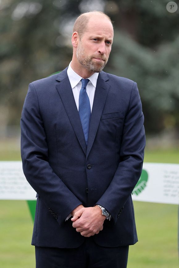 Le Prince de Galles lors du lancement du Global Humanitarian Memorial, le premier mémorial pour les travailleurs humanitaires mondiaux créé par l'artiste britannique Michael Landy, à Gunnersbury Park à Londres. Mercredi 1er octobre 2025. Photo by Chris Jackson/PA Wire/ABACAPRESS.COM