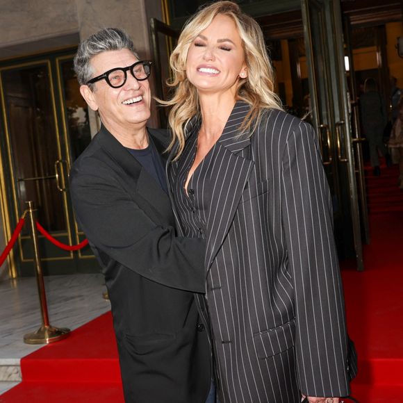 Première sortie officielle pour Adriana Karembeu et son compagnon Marc Lavoine au photocall du Concerto pour la Paix d'Omar Harfouch : Un Appel à l'Unité et à la Paix au Théâtre des Champs Elysées à Paris, France, le 18 septembre 2024. © Perusseau-Tribeca/Bestimage