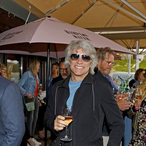 Présentation du vin "Hampton Water" en collaboration avec Jon Bon Jovi, son fils Jesse Bongiovi et Gérard Bertrand au restaurant Sansibar à Rantum sur Sylt le 3 juillet 2023. API / BESTIMAGE