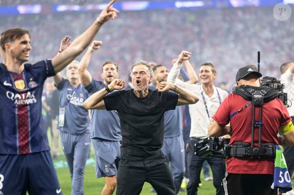 Luis Enrique (ESP) - Finale de la Ligue des Champions 2026 opposant le Paris Saint-Germain (PSG) à Arsenal FC au stade Ferenc-Puskas à Budapest
©Elyxandro Cegarra / PsnewZ / Bestimage