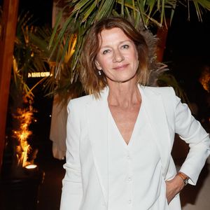 Carole Gaessler - Soirée en l'honneur de Danielle Gain au pavillon France TV lors du 77ème Festival International du Film de Cannes le 23 mai 2024. © Christophe Clovis / Bestimage