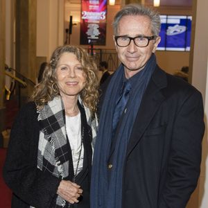 Thierry Lhermitte et sa femme Hélène - People au concert du 13ème Gala 2018 de l'Association pour la Recherche sur Alzheimer à la salle Pleyel à Paris le 12 février 2018. L’intégralité des bénéfices de cette soirée servira à financer la recherche sur la maladie d’Alzheimer. © Coadic Guirec-Pierre Perusseau/Bestimage