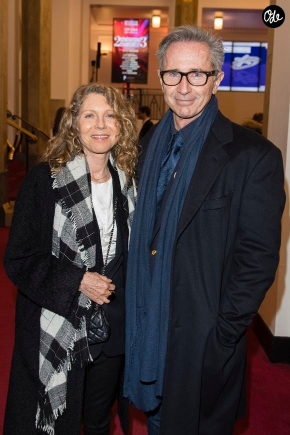 Thierry Lhermitte et sa femme Hélène - People au concert du 13ème Gala 2018 de l'Association pour la Recherche sur Alzheimer à la salle Pleyel à Paris le 12 février 2018. L’intégralité des bénéfices de cette soirée servira à financer la recherche sur la maladie d’Alzheimer. © Coadic Guirec-Pierre Perusseau/Bestimage