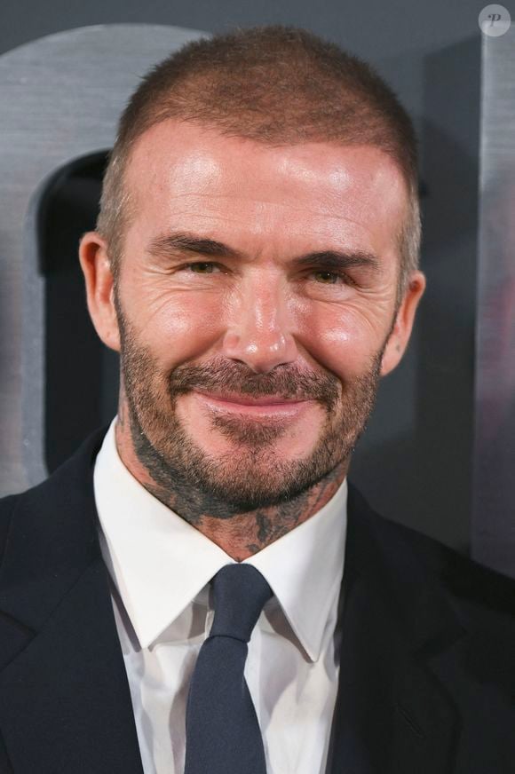 David Beckham à l'avant-première de la série Beckham de Netflix à Londres le 3 octobre 2023. Action Press / Bestimage