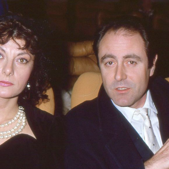 Michel Delpech et sa femme Geneviève en mars 1986