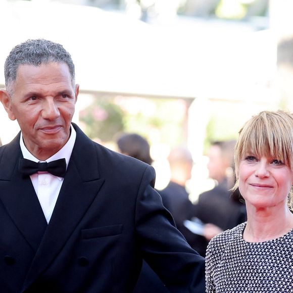 Roschdy Zem et Marina Foïs - Montée des marches du film « The Mastermind » lors du 78ème Festival International du Film de Cannes, au Palais des Festivals à Cannes. Le 23 mai 2025
© Jacovides-Moreau / Bestimage
