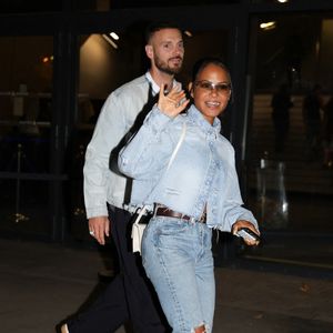 Christina Milian et Matt Pokora ont été aperçus arrivant avec style au concert de Drake à Paris, France, le 8 septembre 2025. Photo by Aissaoui Nacer/Splash News/ABACAPRESS.COM