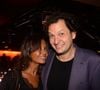 Lors d'un dîner, Karine Le Marchand lui a demandé s'il faisait part de ses sentiments lorsqu'il tombait amoureux.

Éric Antoine et Karine Le Marchand posent lors de l'After Party du film "Alad'2" au Club Haussmann à Paris, le 21 septembre 2018.

© Rachid Bellak/Bestimage