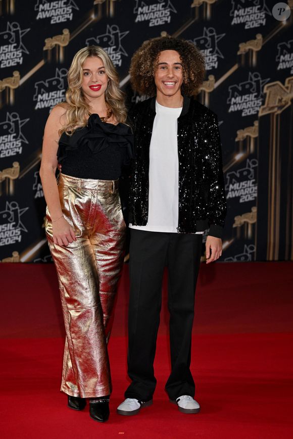 Emma et Masseo de la Star Academy au photocall de la 26ème édition des NRJ Music Awards à Cannes, le 1er novembre 2024. © Bebert-Guignebourg/Bestimage