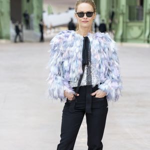 Vanessa Paradis au défilé Chanel au Grand Palais, "Collection Haute Couture Printemps/Eté 2025" lors de la Fashion Week de Paris (PFW), le 28 janvier 2025. 
© Olivier Borde / Bestimage