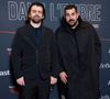 Il explique que l’alcool est une addiction trop banalisée en France.
Ludoc et Artus Solaro assistent à l'avant-première de Dans L'Ombre au cinéma Mk2 Bibliotheque à Paris, France, le 17 décembre 2024. Photo par Alexis Jumeau/ABACAPRESS.COM