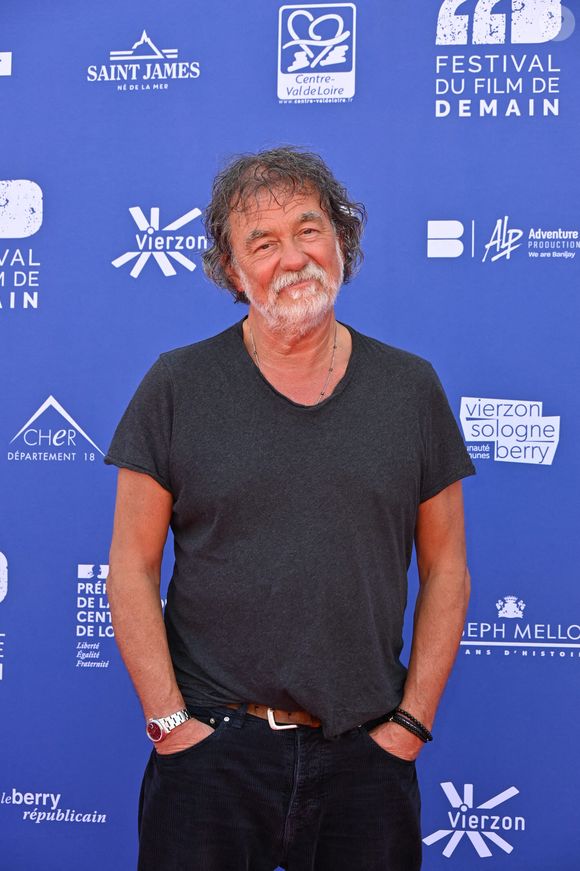 Photoshooting avec Olivier Marchal lors de la 2ème édition du Festival du film de demain (FFD) à Vierzon, France, le 03 juin 2023. Photo par Mireille Ampilhac/ABACAPRESS.COM