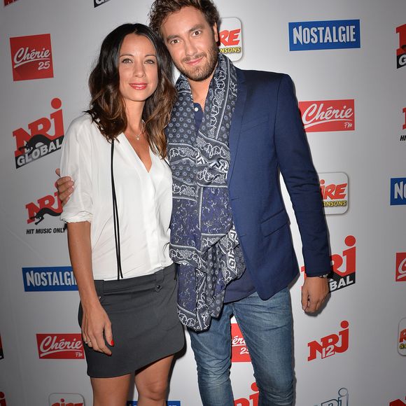 Anne Gaelle Riccio et Adrien Rohard   - Conférence de rentrée du groupe NRJ Global au musée du Quai Branly à Paris le 10 septembre 2015.