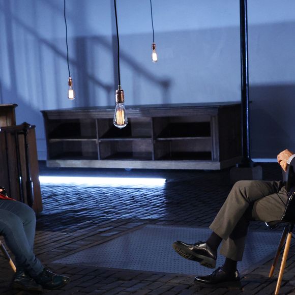 Josiane Balasko lors de l'enregistrement de l'émission "Animaux Stars", présentée par Bernard Montiel et diffusée le 3 mai 2025 sur la chaîne Animaux. Paris, le 17 février 2025.
© Denis Guigenbourg / Bestimage