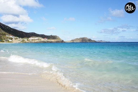 Plage des Flamands sur l'île de Saint-Barthélemy. Mars 2015. CELINE BONNARDE / BESTIMAGE