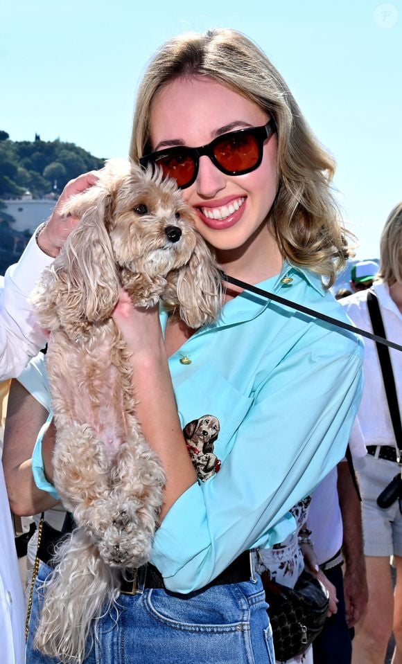 A l'initiative d'Henry-Jean Servat, le journaliste, écrivain, adjoint au maire de la ville de Nice délégué à la protection animale, a eu lieu la 5eme Marche des Animaux sur la Promenade des Anglais à Nice, le 24 mai 2026. Cette année c'est la princesse Maria Chiara de Bourbon des Deux Siciles qui est la marraine de cette marche, en présence d'Eric Ciotti, le maire de Nice et président de l'Union des droites pour la République. © Bruno Bebert/Bestimage