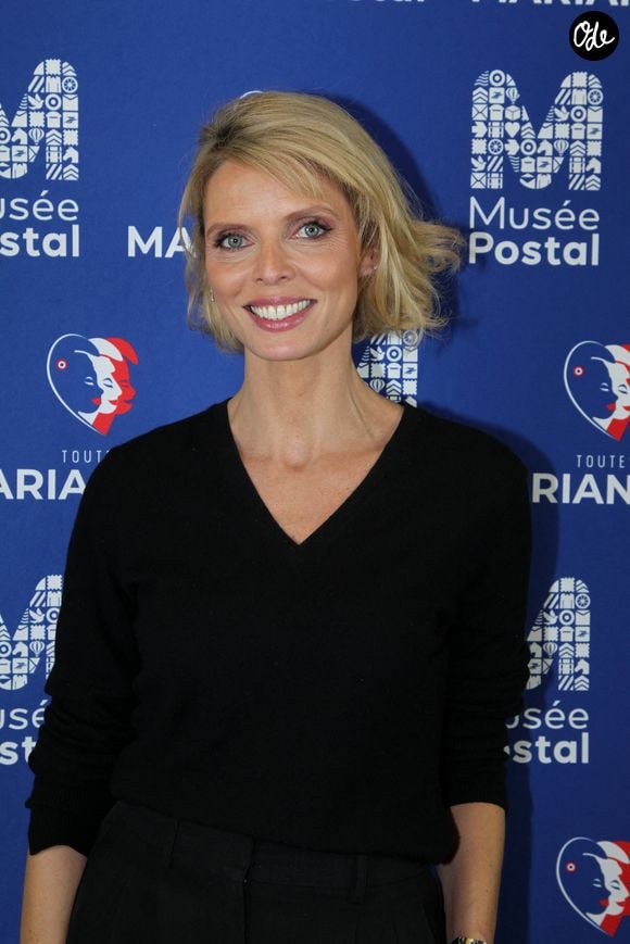 Exclusif - Sylvie Tellier lors du vernissage de l'exposition "Toutes Marianne" de Sylvie Castioni au musée postal à Paris le 14 avril 2026
© Philippe Baldini / Bestimage