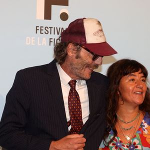 Romane Bohringer et Philippe Rebbot à la projection des trois premiers épisodes de la fiction "L’amour flou" lors de la 23ème édition du Festival de la Fiction tv de la Rochelle 2021 à La Rochelle, France, le 15 septembre 2021. © Jean-Marc Lhomer/Bestimage