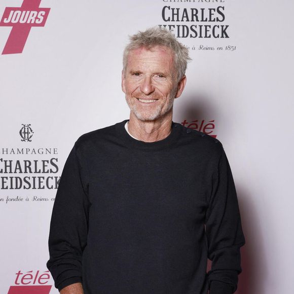 Exclusif - Denis Brogniart - Soirée "Télé 7 Jours Summer Party" au restaurant "Monsieur Bleu" à Paris le 14 juin 2022. © Christophe Aubert via Bestimage