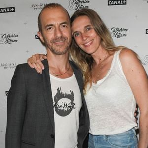 Calogero et son ex compagne Marie Bastide - Soirée du pot de départ de Catherine et Liliane au théâtre Bobino à Paris le 1er juillet 2019. © Coadic Guirec/Bestimage