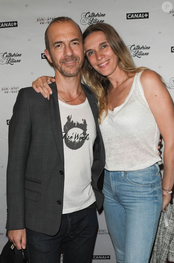 Calogero et son ex compagne Marie Bastide - Soirée du pot de départ de Catherine et Liliane au théâtre Bobino à Paris le 1er juillet 2019. © Coadic Guirec/Bestimage
