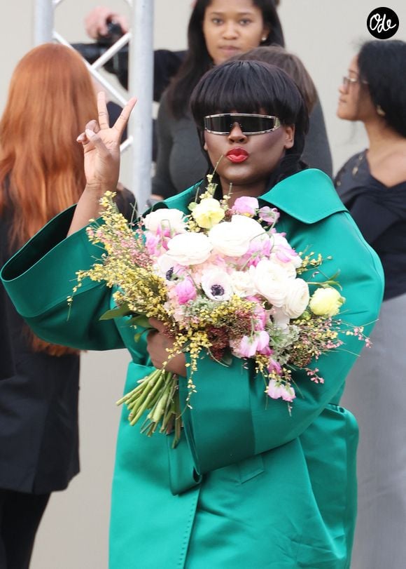 Yseult aux arrivées au défilé Givenchy Collection Femme Prêt-à-Porter Automne/Hiver 2026-2027 lors de la Fashion Week de Paris (PFW) à l'Hotel National des Invalides, à Paris, France, le 6 mars 2026. © Denis Guignebourg/Bestimage