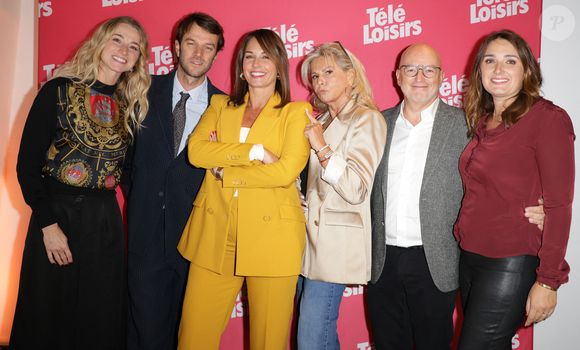 Aurore Morisse, Arnaud Cabri-Wiltzer, Julia Vignali, Caroline Margeridon, Guest - Photocall de la soirée "Télé Loisirs Awards 2025" au Jardin d'Acclimatation à Paris le 23 septembre 2025. © Coadic Guirec/Bestimage