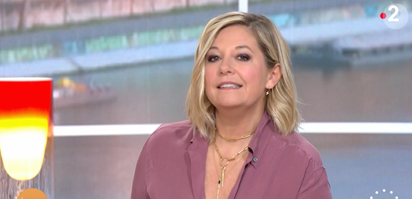 Flavie Flament rend hommage à Emilie Dequenne dans "Télématin", le 17 mars 2025, sur France 2