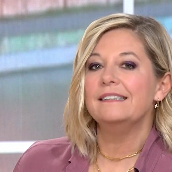Flavie Flament rend hommage à Emilie Dequenne dans "Télématin", le 17 mars 2025, sur France 2