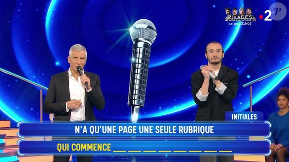 Benoît dans "N'oubliez pas les paroles", le 6 janvier 2024, sur France 2