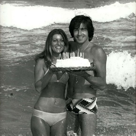 Le 23 août 1973, Sheila et Ringo à Saint-Tropez. Credit Image: Keystone Press Agency/ZUMA Press Wire