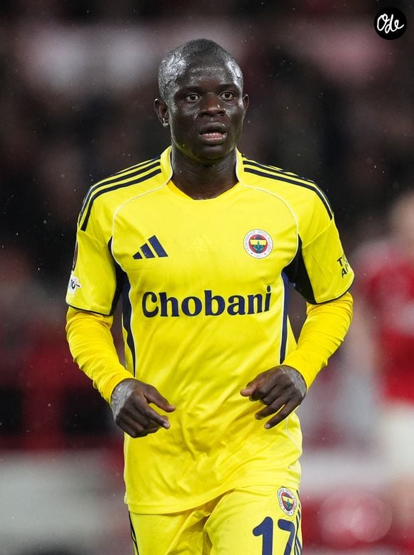 N'Golo Kanté, joueur de Fenerbahçe, lors du match retour des barrages de la phase à élimination directe de l'UEFA Europa League au City Ground, à Nottingham. Date de la photo : jeudi 26 février 2026. PA Photos/ABACA