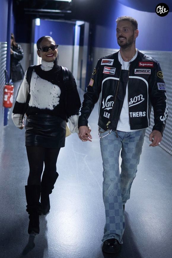 Exclusif - M. Pokora et sa femme Christina Milian - Personnalités au concert de Vitaa à l'Accor Arena à Paris le 4 décembre 2024.
© Cyril Moreau / Bestimage