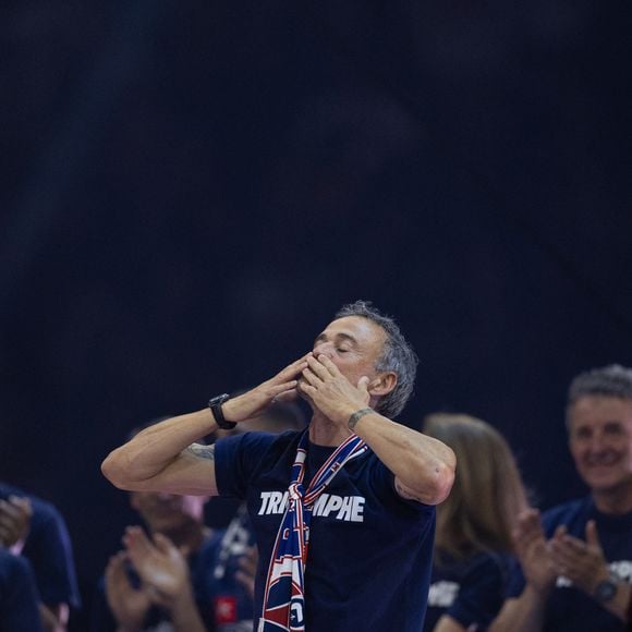 Luis Enrique  - Célébration de la victoire du Paris Saint-Germain en finale de la ligue des champions au Parc des Princes à Paris le 1er juin 2025.

© Jeremy Melloul / Bestimage