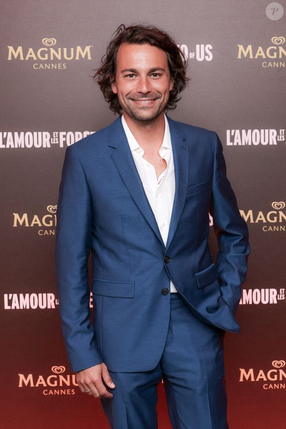 Bertrand Chameroy lors de la soirée L'Amour et les Forets à la Plage Magnum le 24 mai 2023 à Cannes, France. Photo par David Boyer/ABACAPRESS.COM