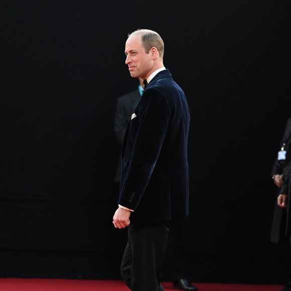 Le prince William, prince de Galles - Photocall des "British Academy Film Awards 2024" (BAFTA) au Royal Festival Hall à Londres le 18 février 2024. Photo by AGENCE / BESTIMAGE