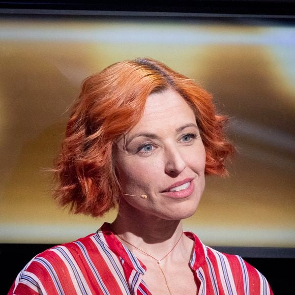 Exclusif - Natasha St-Pier lors de l'enregistrement de l'émission "100% logique" présentée par C. Feraud et qui sera diffusée le 11 octobre 2025 au Studio du Lendit à Saint-Denis, France, le 8 mars 2025. © Cyril Moreau/Bestimage