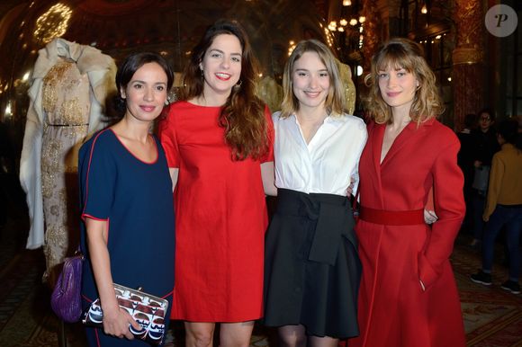 Amel Chaabi, Anouchka Delon, Deborah François et Mathilde Moulinat - Défilé de mode "Paule Ka" collection prêt-à-porter Automne-Hiver 2017/2018 à l'hôtel Intercontinental à Paris, le 27 février 2017.