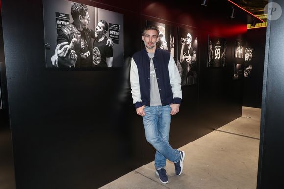 Exclusif - Gianni Giardinelli - Le photographe et comédien Gianni Giardinelli expose des photos inédites du groupe NTM, qu'il a pu suivre pendant leur dernière tournée au niveau -1 du Forum des Halles à Paris le 19 février 2020. © Cyril Moreau/Bestimage