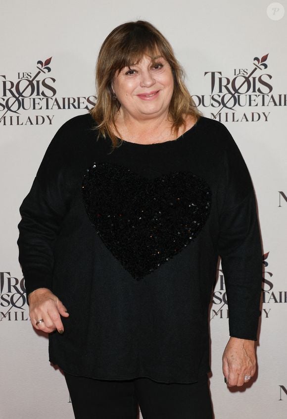 Michèle Bernier - Première du film  "Les Trois Mousquetaires: Milady" au Grand Rex à Paris le 10 décembre 2023.  © Coadic Guirec-Dominique Jacovides /Bestimage