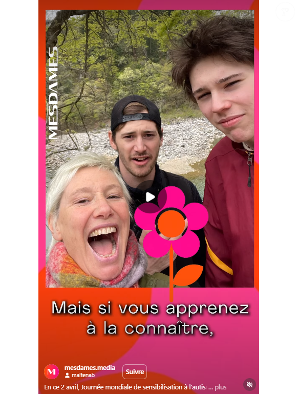 Son cadet Gabriel, aujourd'hui jeune adulte, se confie pour la première fois et partage quelques informations sur la vie qu'il mène aujourd'hui.

Maïtena Biraben, maman de deux fils.