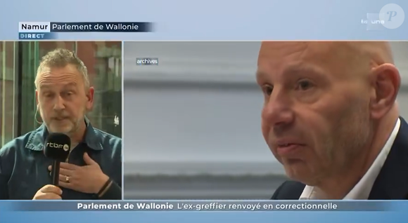 obligeant la chaîne à immédiatement reprendre l'antenne 

Capture d'écran de la RTBF