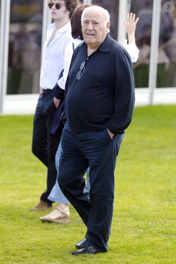 Amancio Ortega - People au jumping international CSI en Corogne, espagne le 29 juillet 2017.