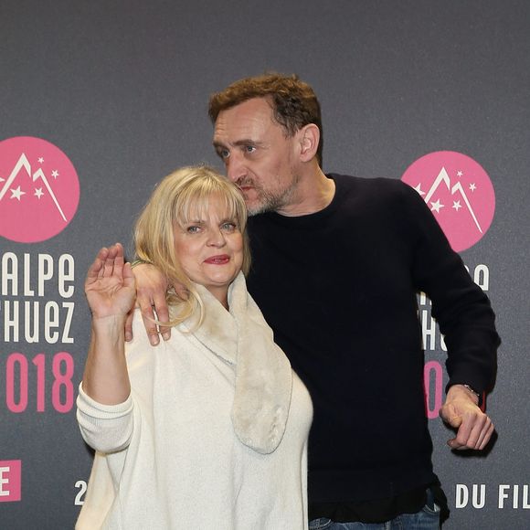 Isabelle Nanty, Jean-Paul Rouve lors de la présentation du film "Les Tuche 3 : Liberté, Égalité, FraterniTuche" de O.Baroux dans le cadre du 21ème Festival International du Film de Comédie de l'Alpe d'Huez le 19 janvier 2018.
© Dominique Jacovides / Bestimage