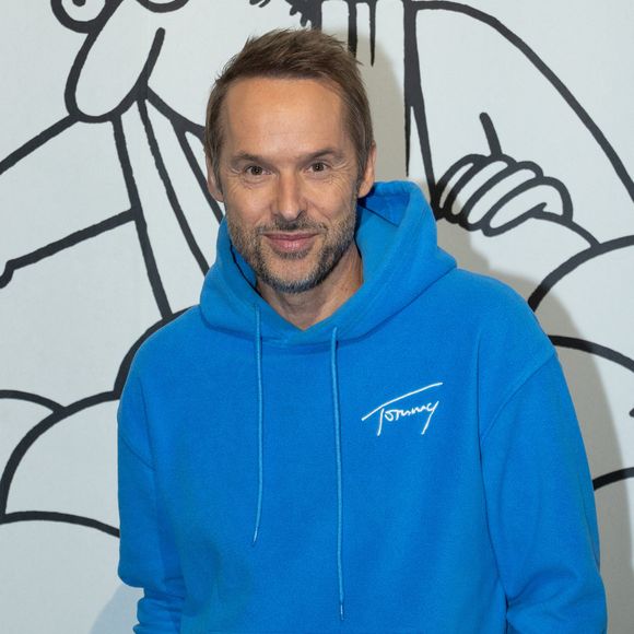 Exclusivité - Damien Thévenot lors du vernissage de l'exposition consacrée à Philippe Geluck, auteur de la bande dessinée « Le Chat », au musée Maillol, le 12 novembre 2025 à Paris, en France. Photo de Nasser Berzane/ABACAPRESS.COM