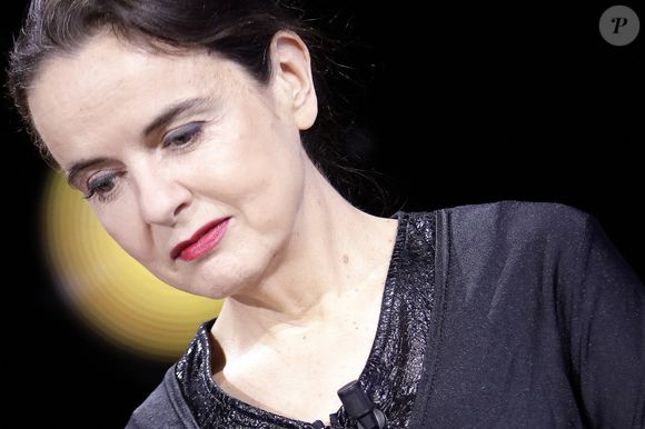 Amélie Nothomb lors de l'enregistrement de l'émission "La grande librairie" (France 5), le 30 août 2021. CEDRIC PERRIN / BESTIMAGE