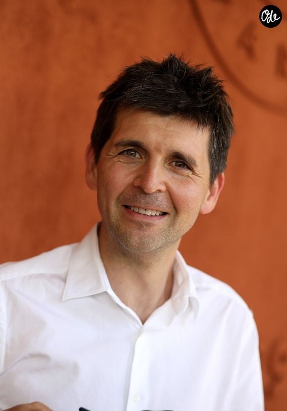 Thomas Sotto - Les célébrités dans le village des Internationaux de France de Tennis de Roland Garros 2019 à Paris, France, le 29 mai 2019 © Jacovides-Moreau/Bestimage