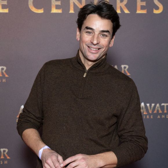 L'animateur de télévision français Julian Bugier assiste à la première européenne de "Avatar : Fire And Ash" le 5 décembre 2025 à la "Seine Musicale" à Boulogne-Billancourt, près de Paris, France. Photo by Alexis Jumeau/ABACAPRESS.COM